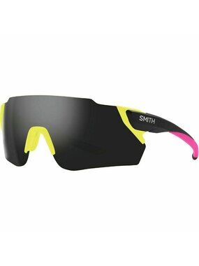 SMITH OPTICS Attack Max Sunglasses ChromaPop Matte Citron/Black Mirror 2 Lens